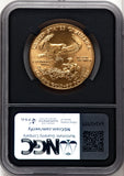 1988 $50 1 oz Gold Eagle NGC MS70 Hand Signed Miles Standish Lady Liberty
